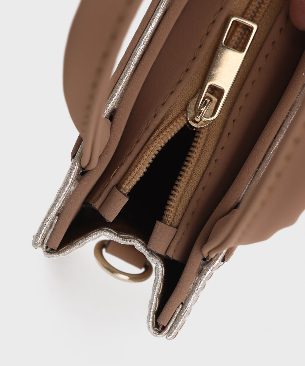 Women's Gold Mini Bag