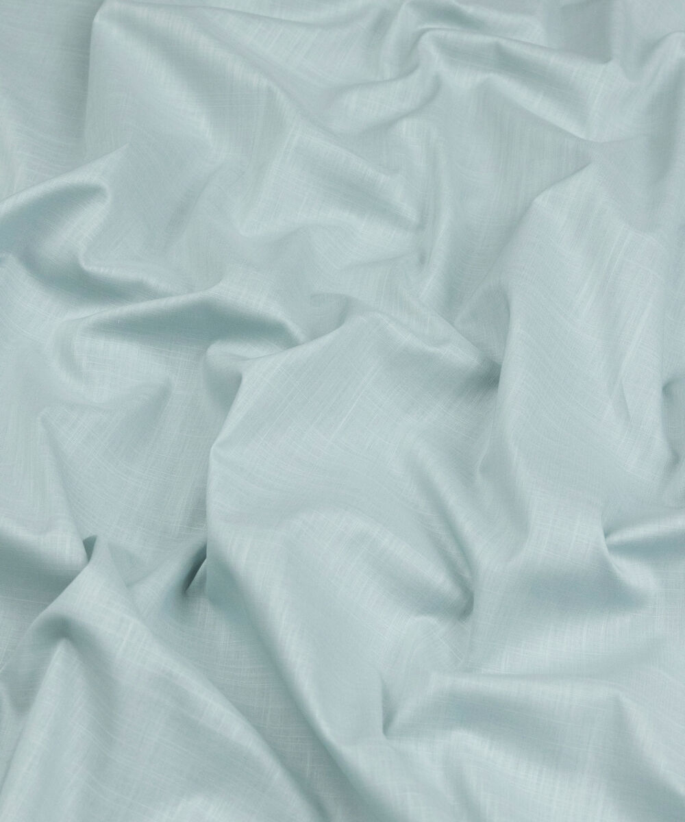 Men's Unstitched Two-Piece Sage Premium Slub Cotton Suit