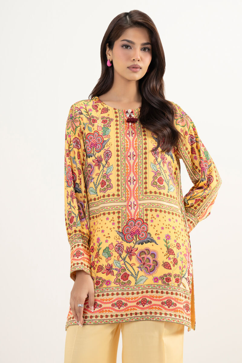 2 Piece - Printed Viscose Satin Suit