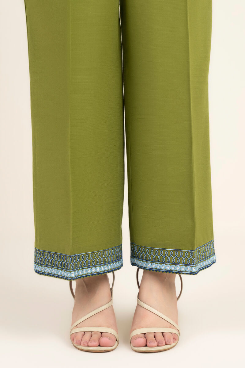 Embroidered Khaddar Culottes