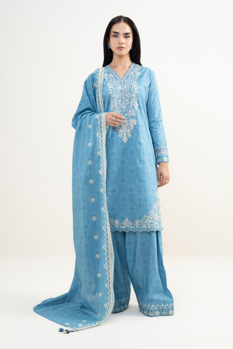 3 Piece - Embroidered Lawn Suit