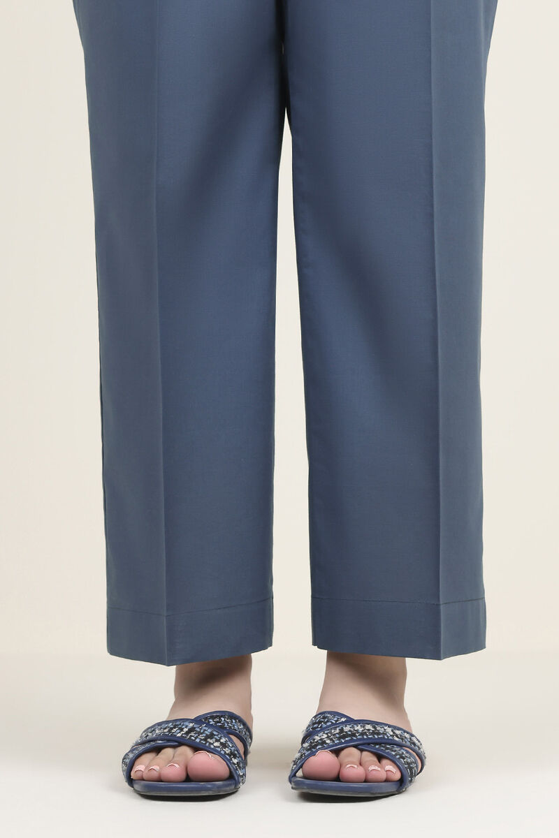 Solid Cambric Straight Pants