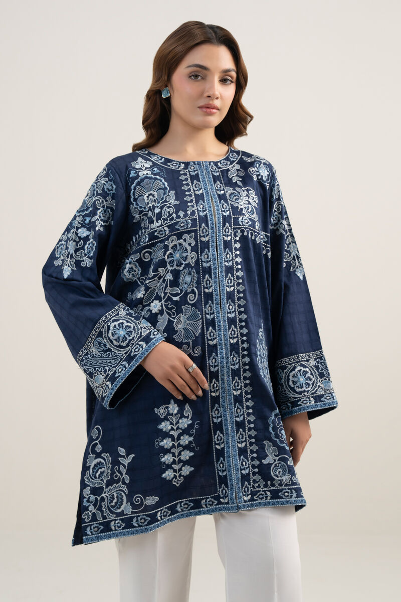 Embroidered Dobby Shirt