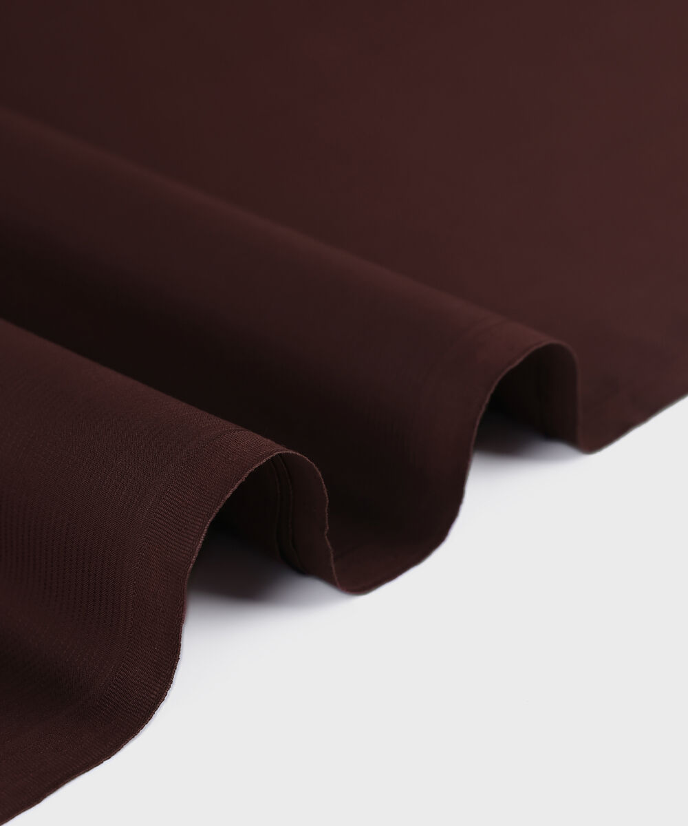 Men Unstitched Viscose Maroon Full Suit Fabric
