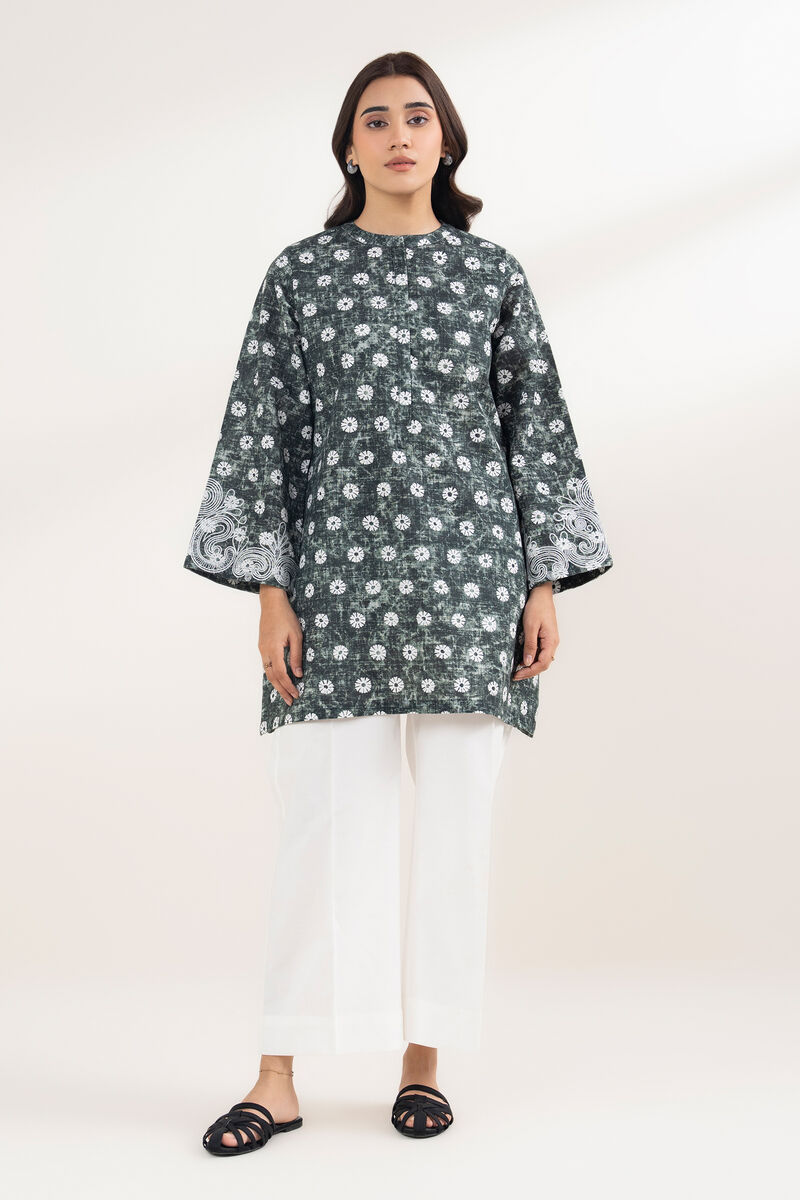Embroidered Khaddar Shirt