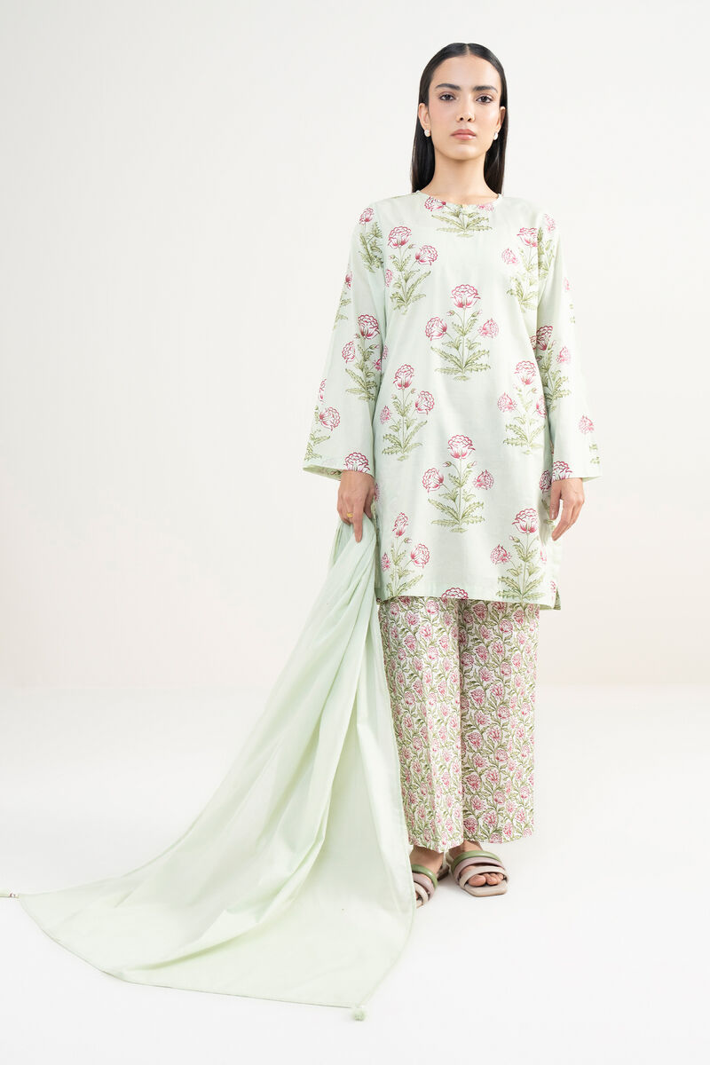 Solid Lawn Dupatta
