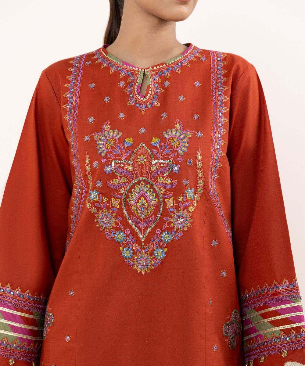 Women's Unstitched Cross Hatch Dyed Three Piece Suit