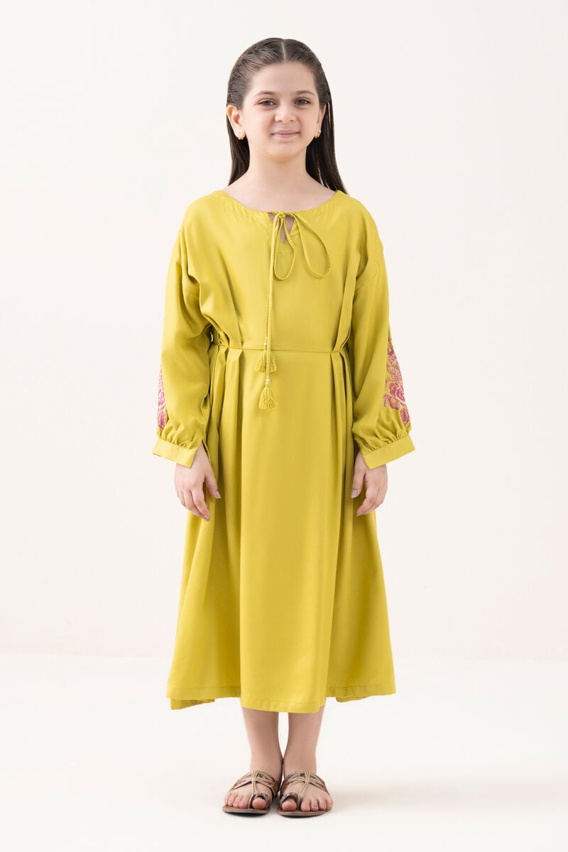 Embroidered Viscose Marina Dress