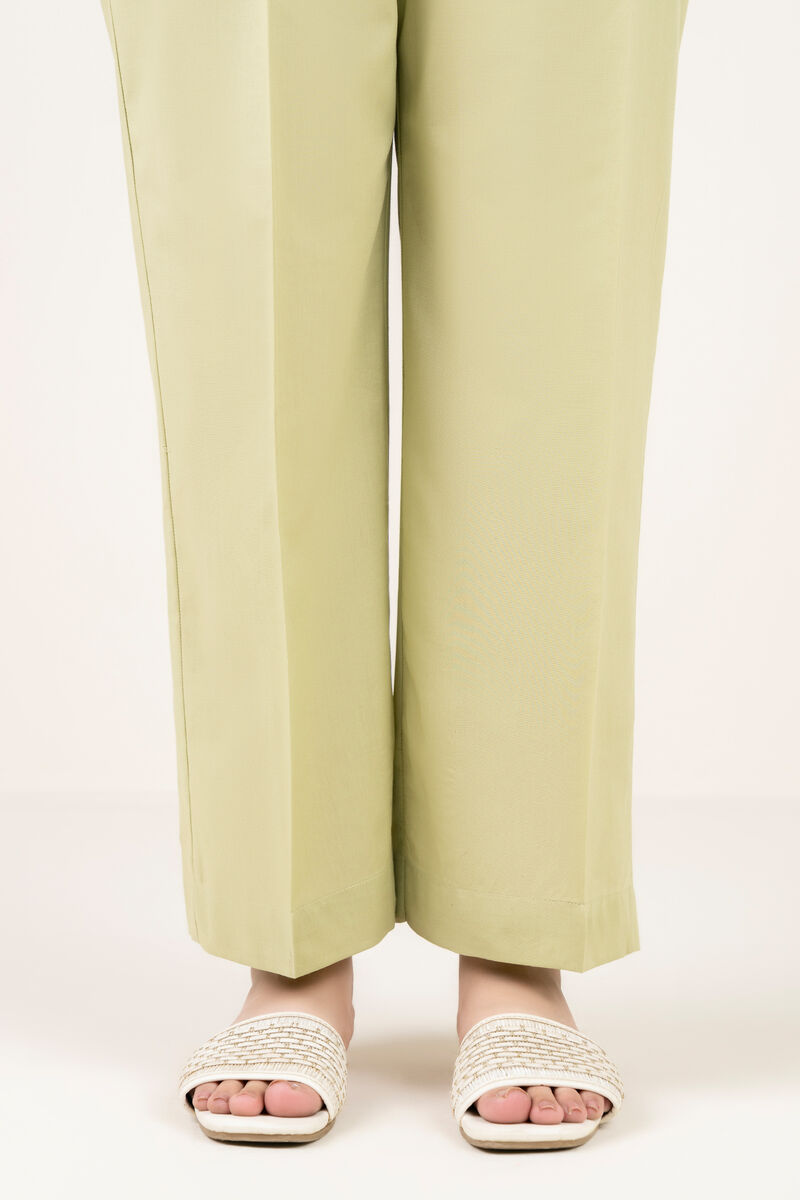 Solid Cambric Straight Pants