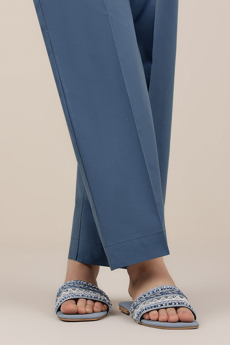 Solid Cambric Straight Pants