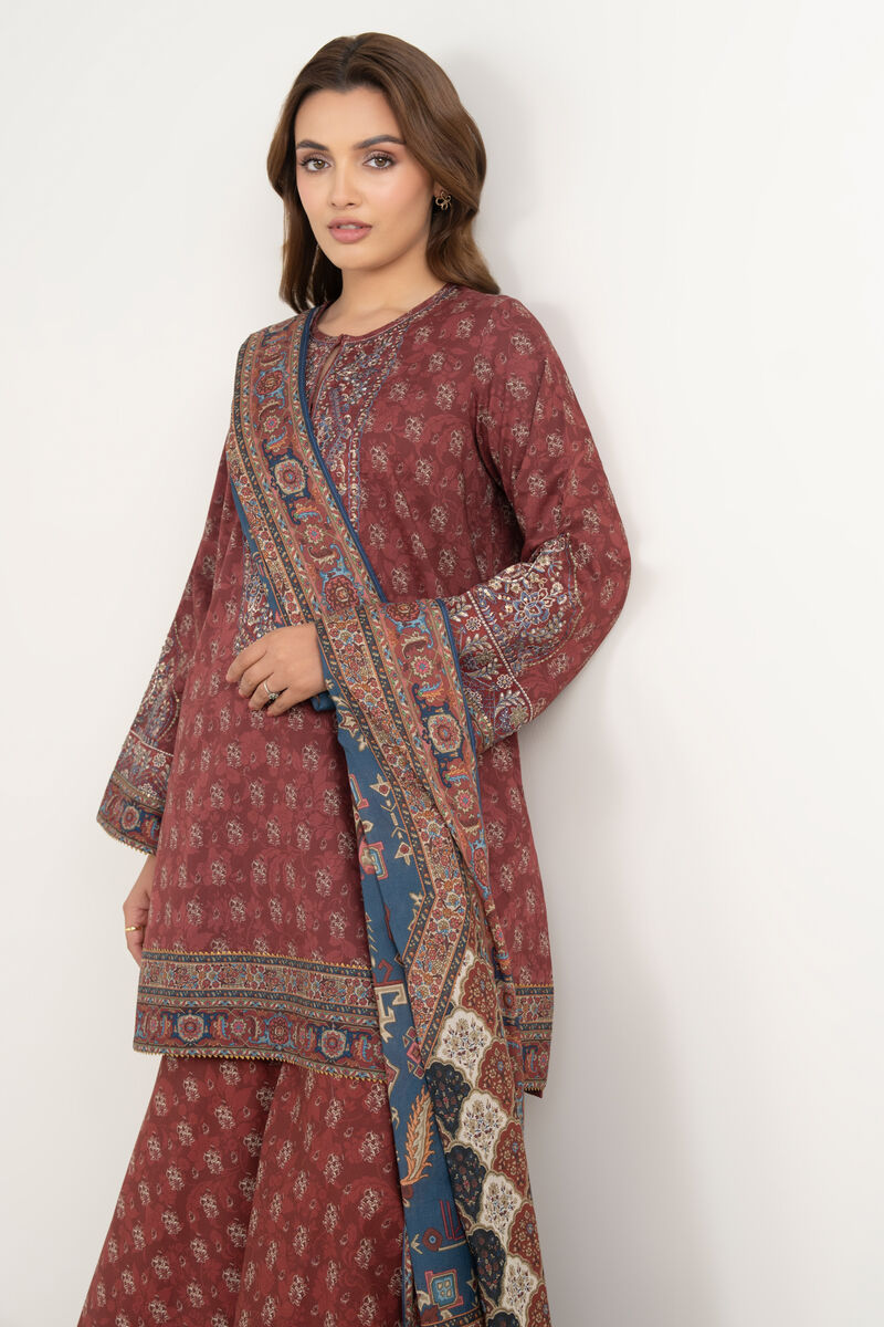 3 Piece - Embroidered Lawn Suit