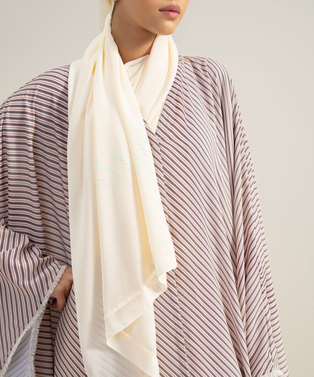 Women's Polyester Multi Kaaftan Abbaya Set