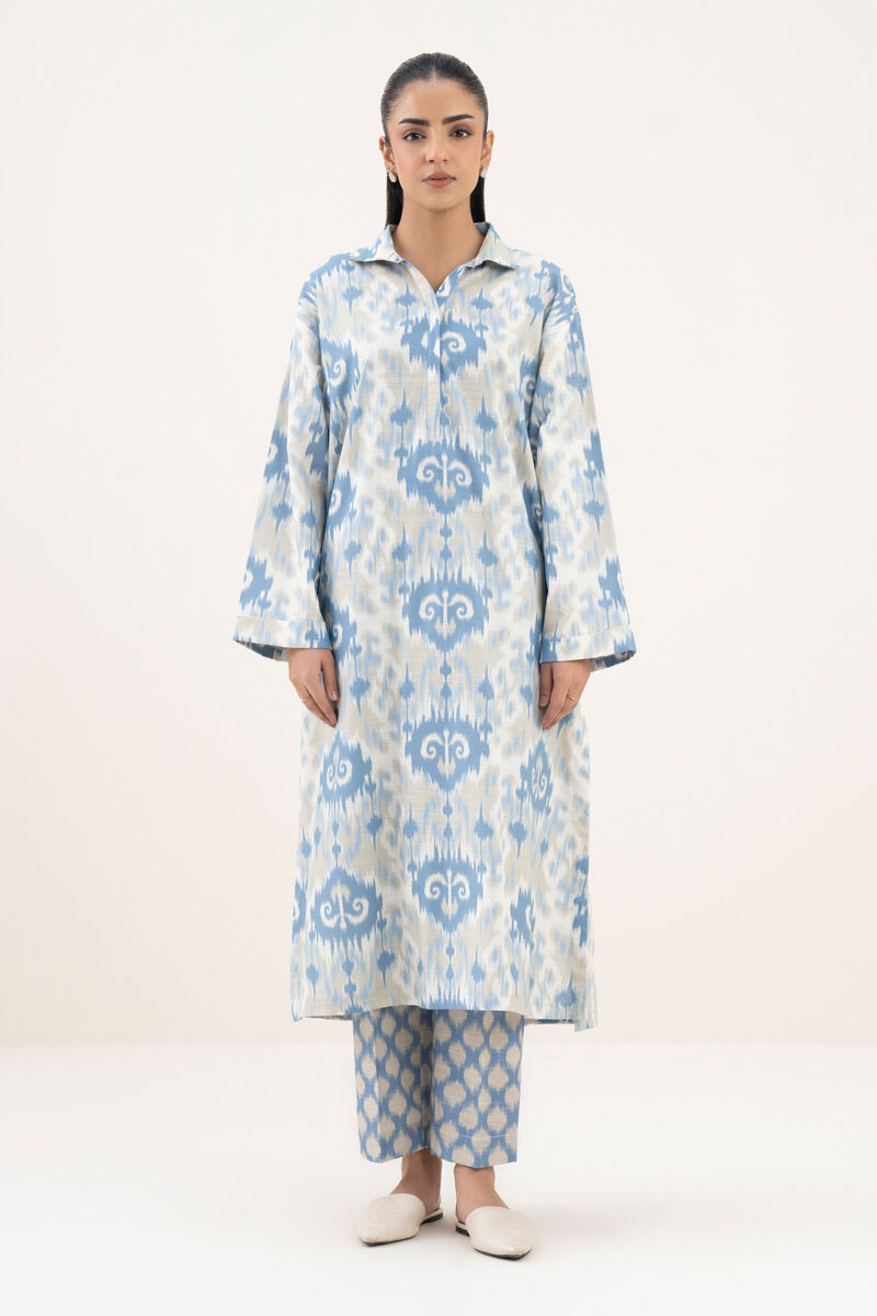 Printed Light Khaddar Shirt