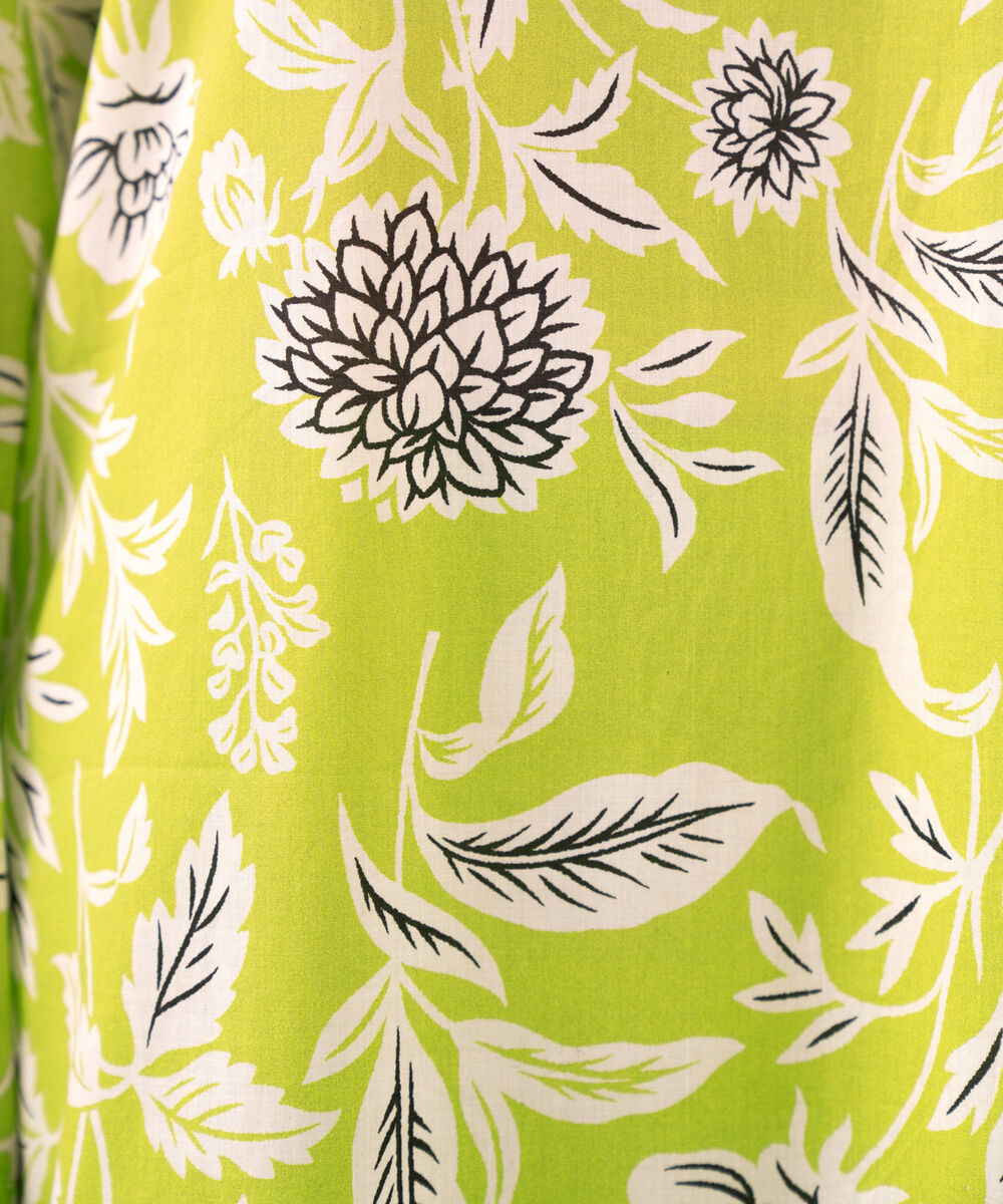 Women's Unstitched Lawn Printed Green 3 Piece Suit