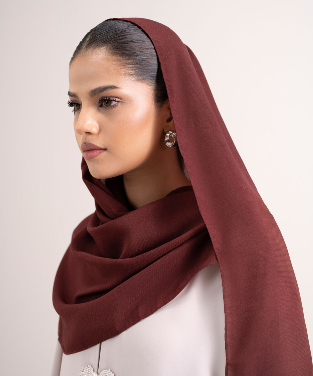 Women's Maroon Hijab