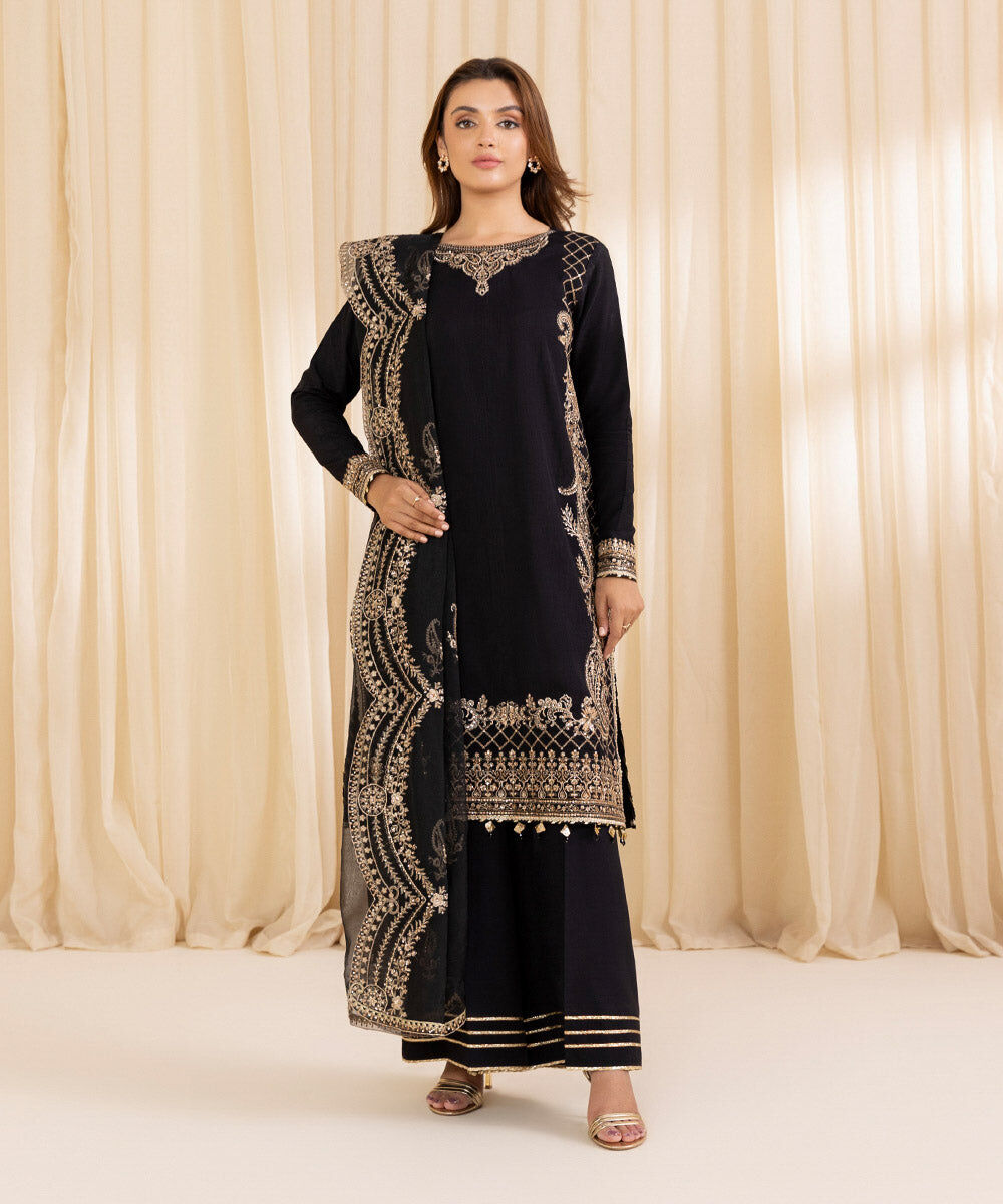 Unstitched 3 PC SFELX24V1026 Sapphire PK