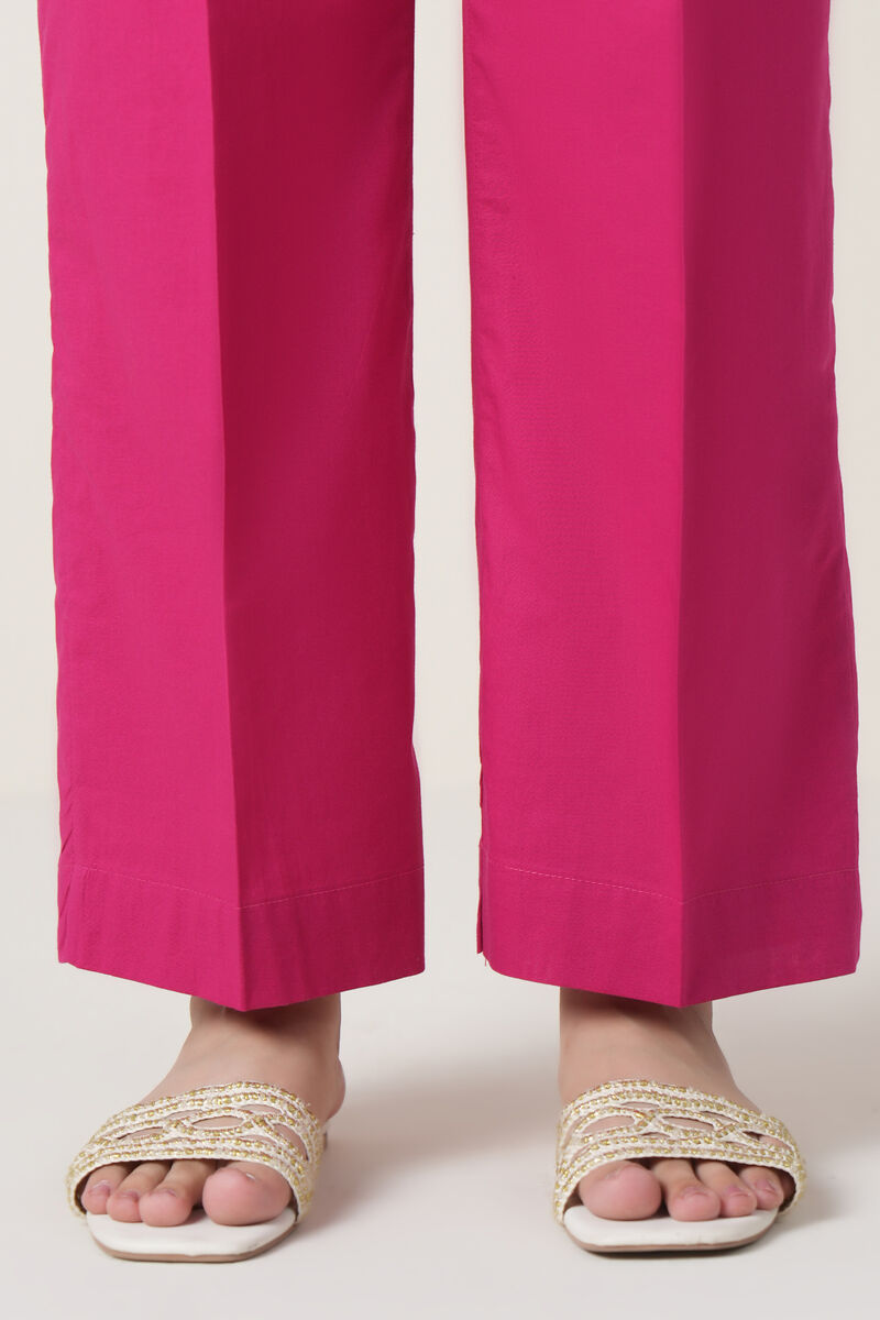 Solid Cambric Straight Pants