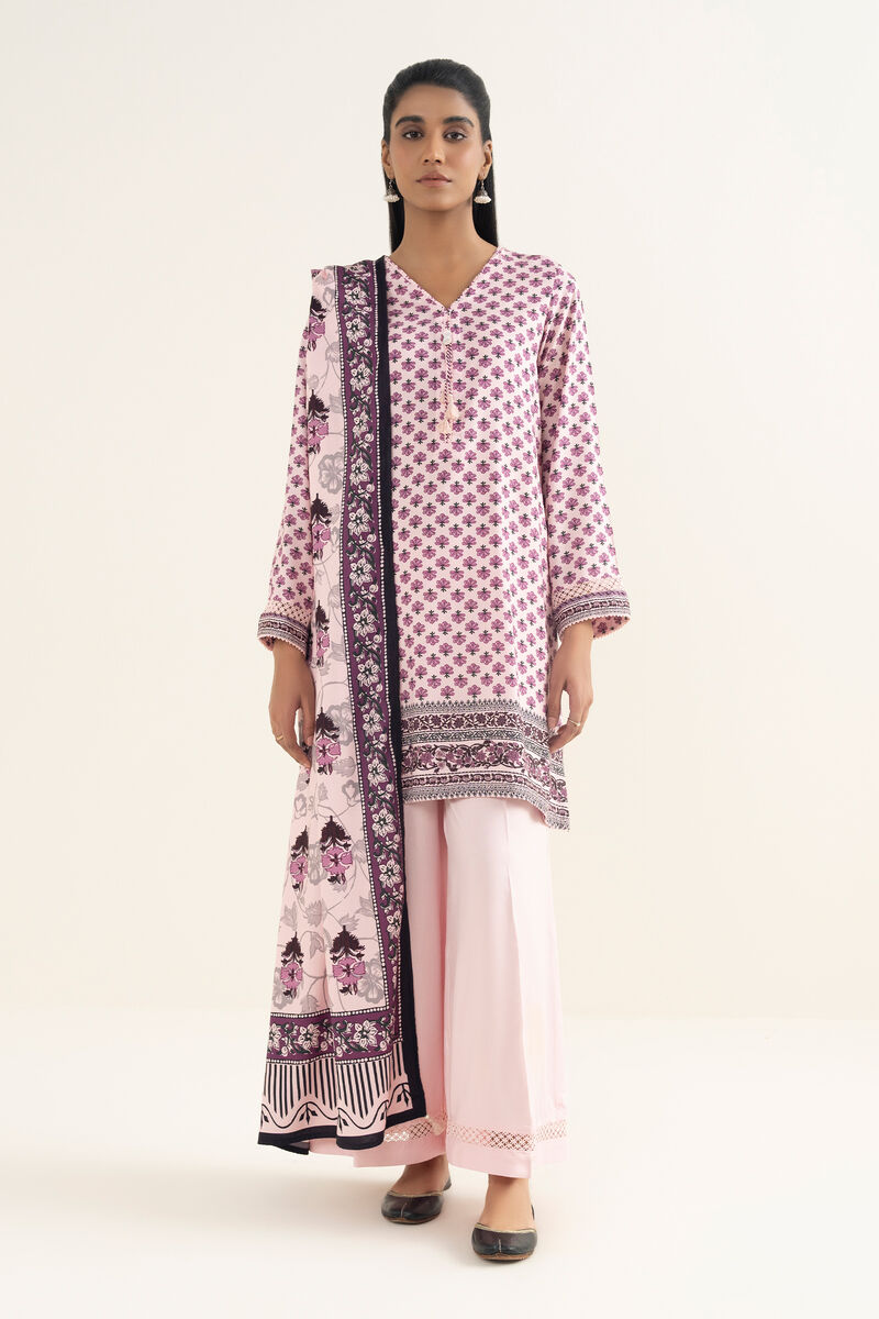 Printed Linen Viscose Dupatta