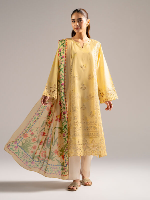 2 Piece - Embroidered Lawn Suit