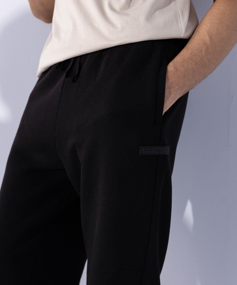 Woman - Black Unisex Jogging Trousers