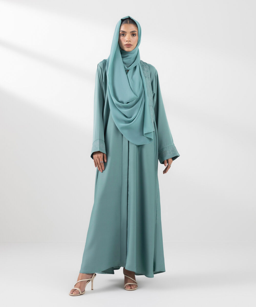 ABBAYA25V310 Green Abaya ABBAYA25V310 i