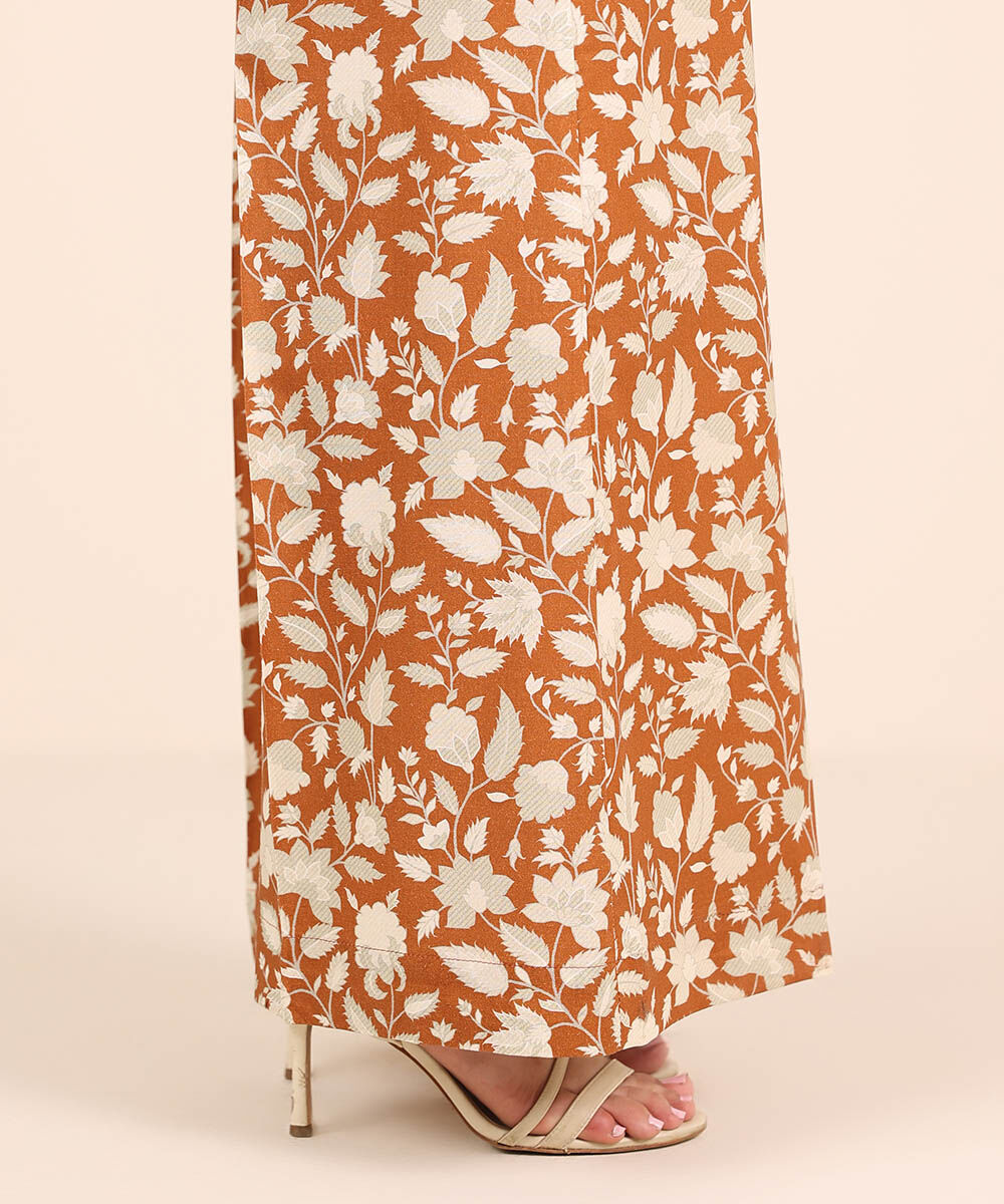 Women's RTW Cambric Multi Printed Flared Pants