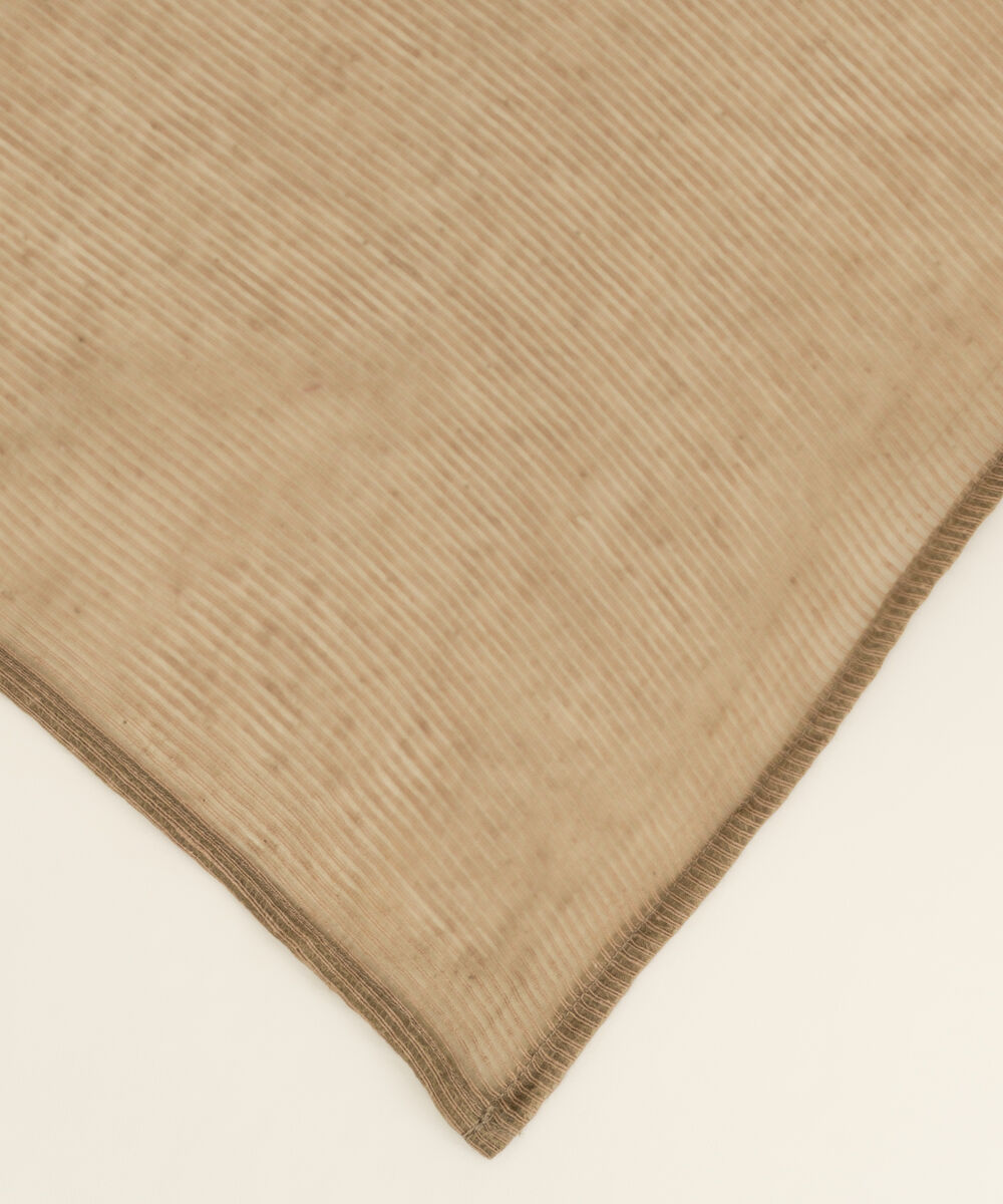 Textured Karandi Solid Beige Dupatta