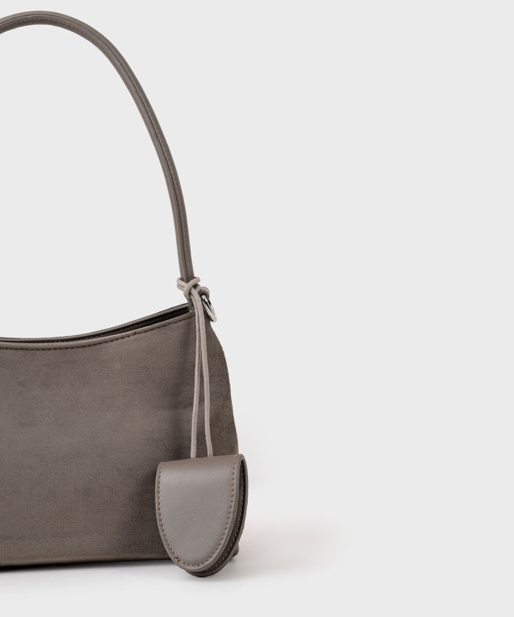 Women's Taupe Shoulder Bag