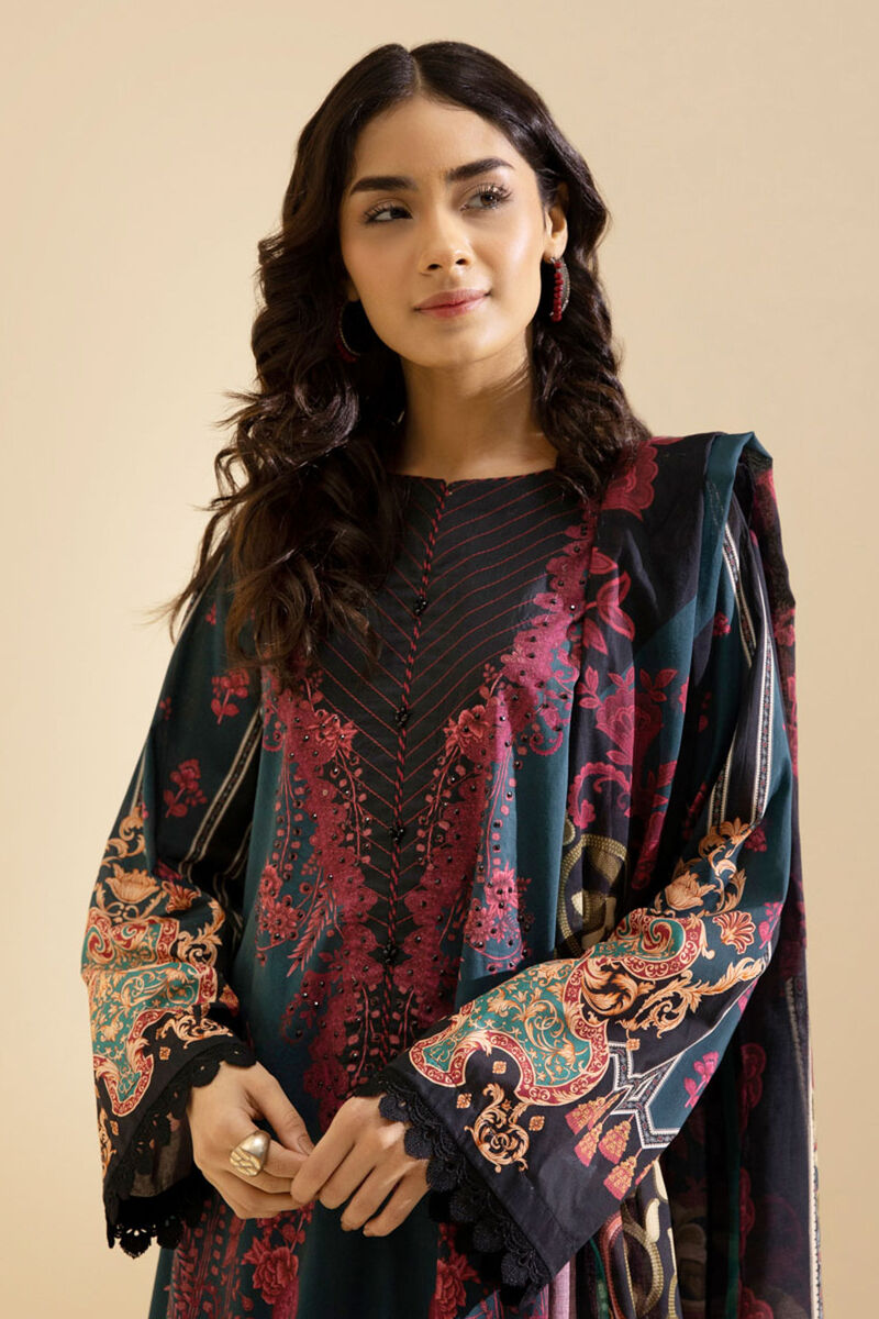 3 Piece - Printed Lawn Suit