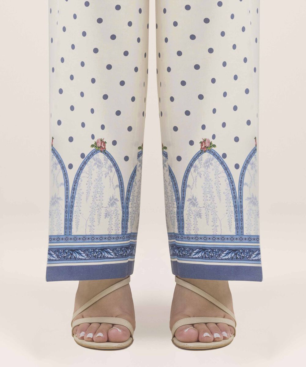 Woman - Multi Printed Cambric Culottes