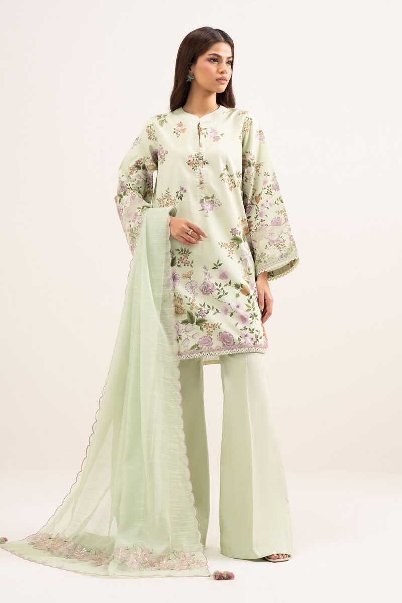 3 Piece - Embroidered Lawn Suit