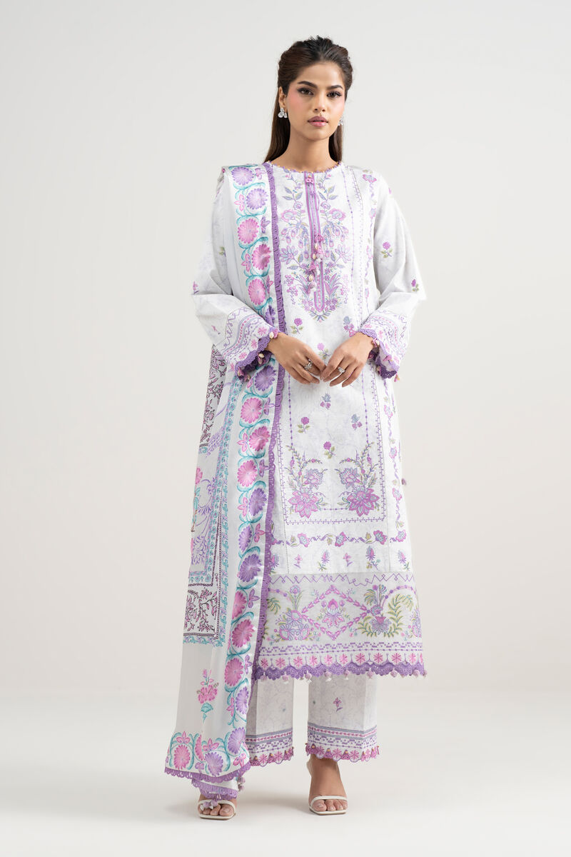 3 Piece - Embroidered Lawn Suit