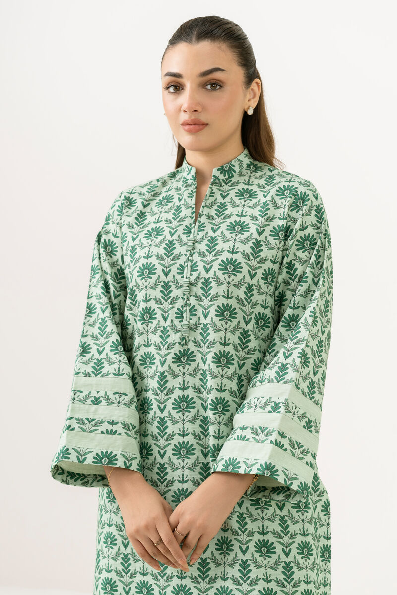 2 Piece - Printed Cotton Suit