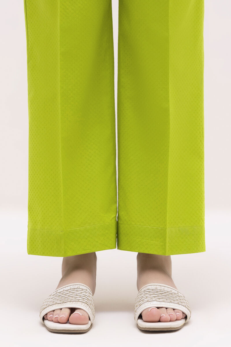 Solid Lawn Straight Pants