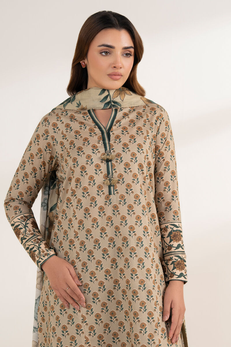3 Piece - Printed Lawn Suit