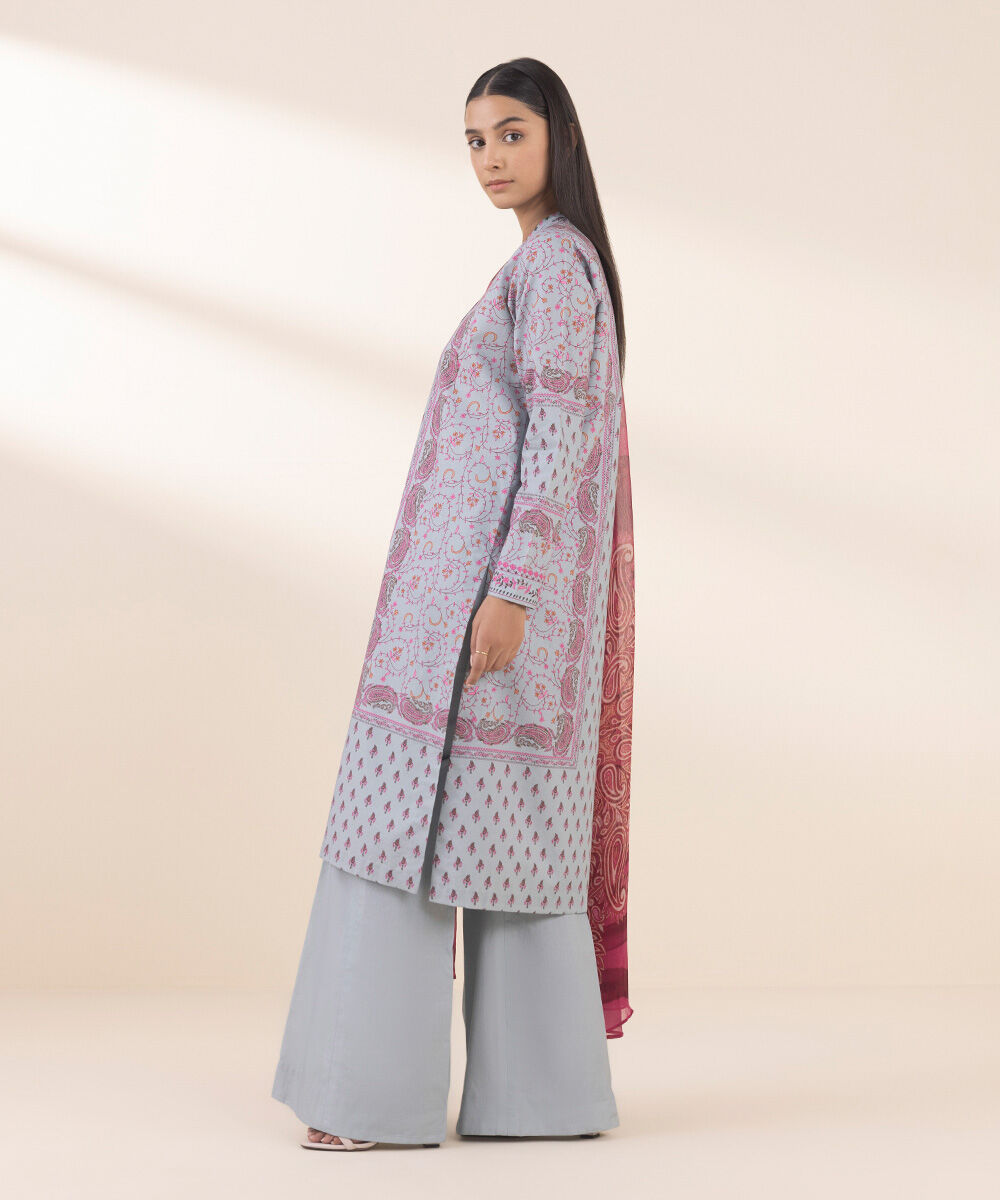 0U3PDF25V136 Unstitched 3 PC 0U3PDF25V136