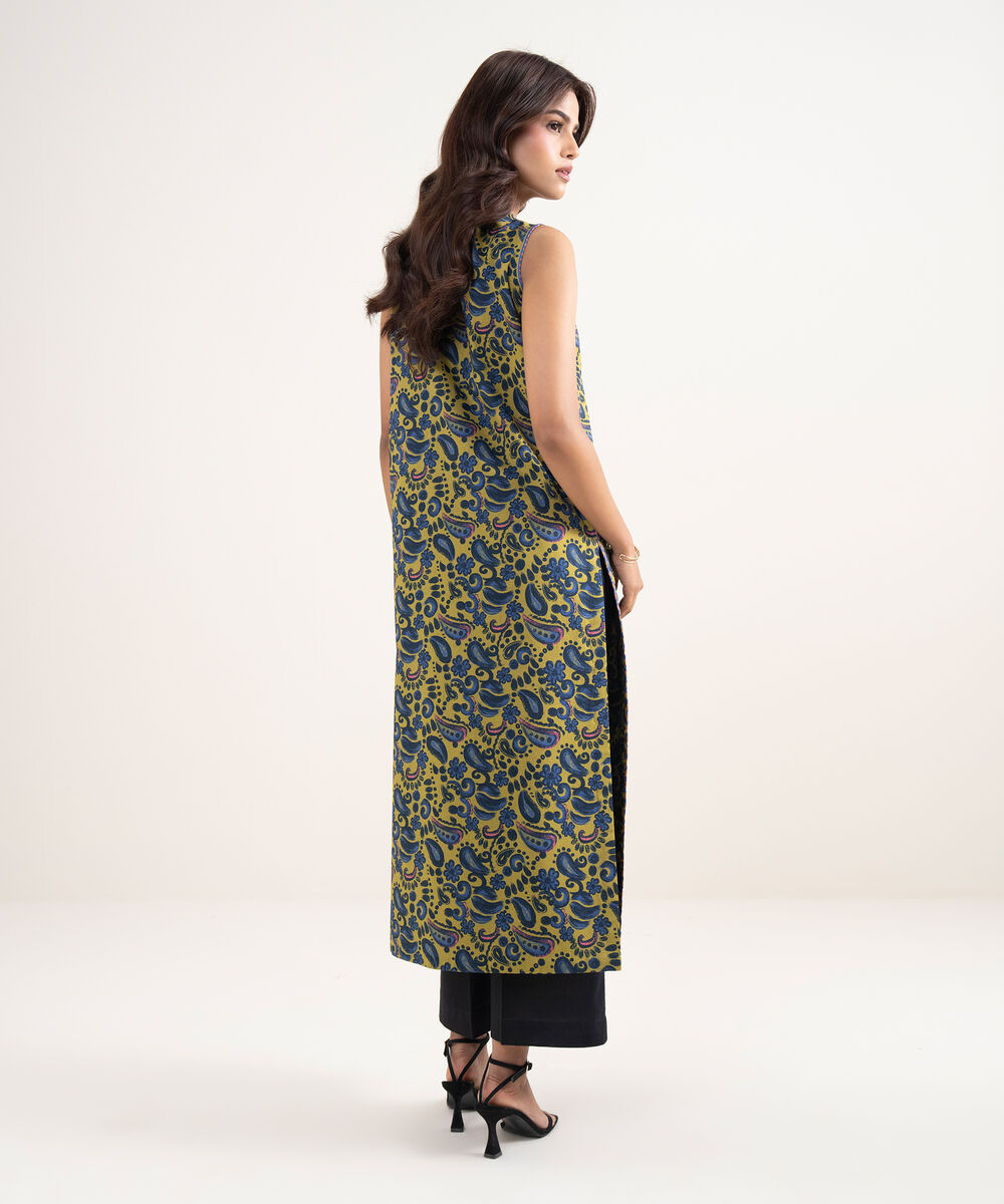 Women's Unstitched Lawn Multi Printed Shirt