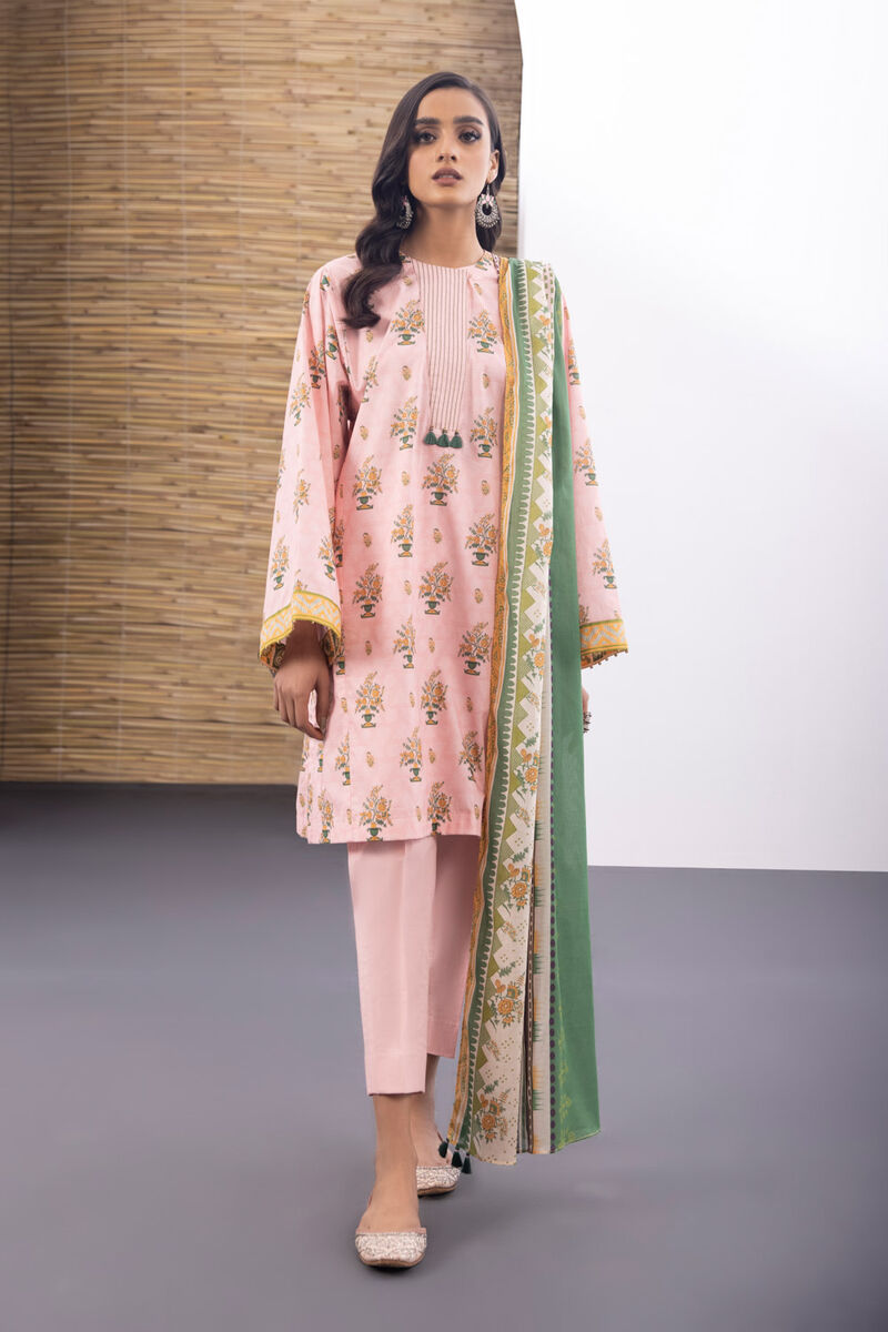 3 Piece - Printed Lawn Suit