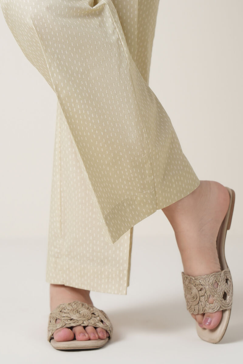 Printed Cambric Straight Pants