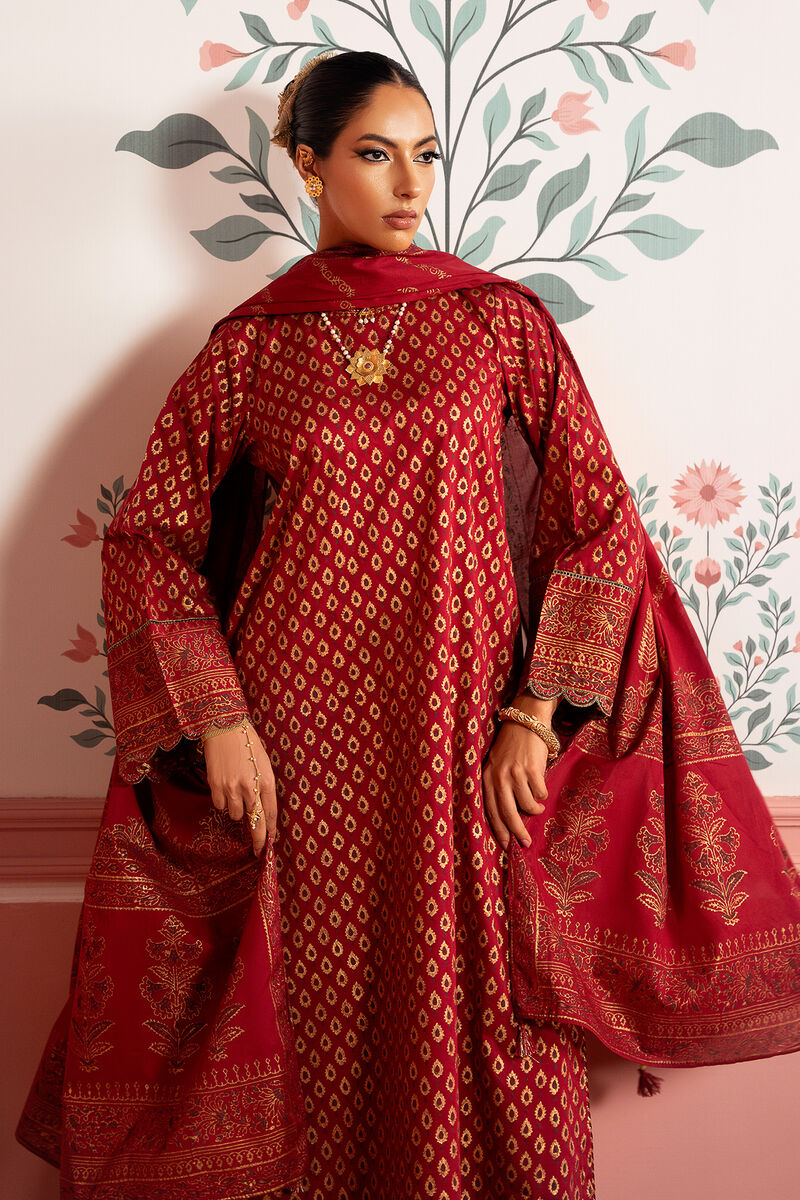 Block Printed Lawn Shirt