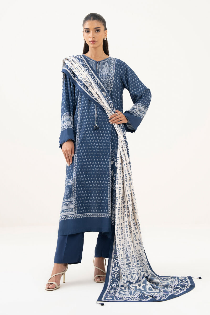 Printed Linen Dupatta