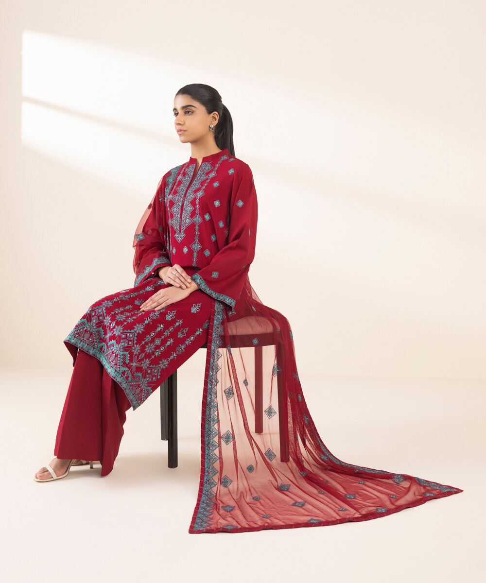 Unstitched 3 PC U3FELX25V110 Sapphire PK
