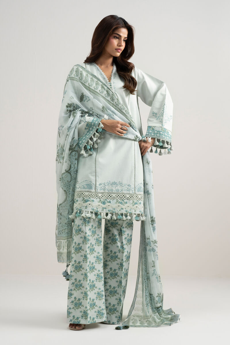 3 Piece - Embroidered Lawn Suit