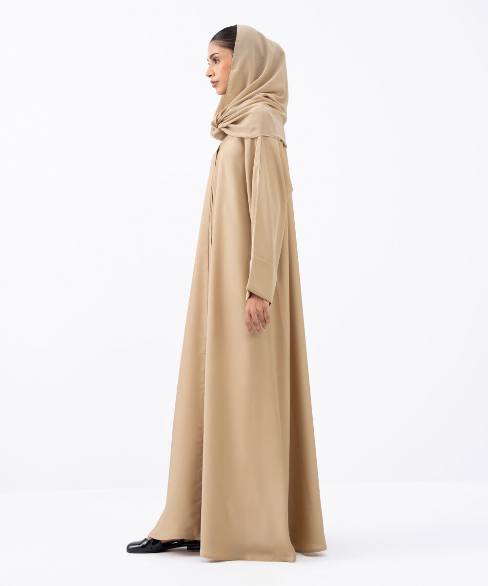 Women's Skin Polyester Abaya Set