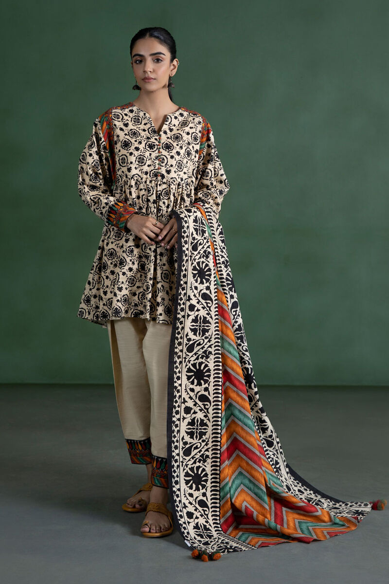3 Piece - Printed Lawn Suit