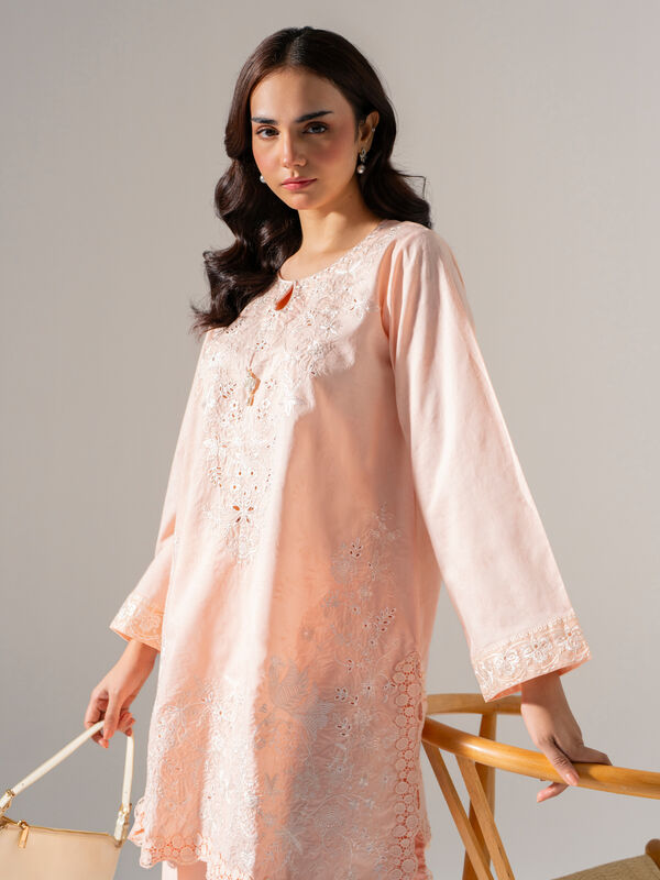 2 Piece - Embroidered Jacquard Suit