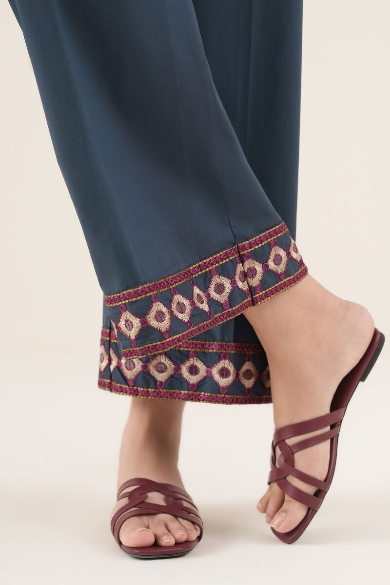 Embroidered Cambric Culottes