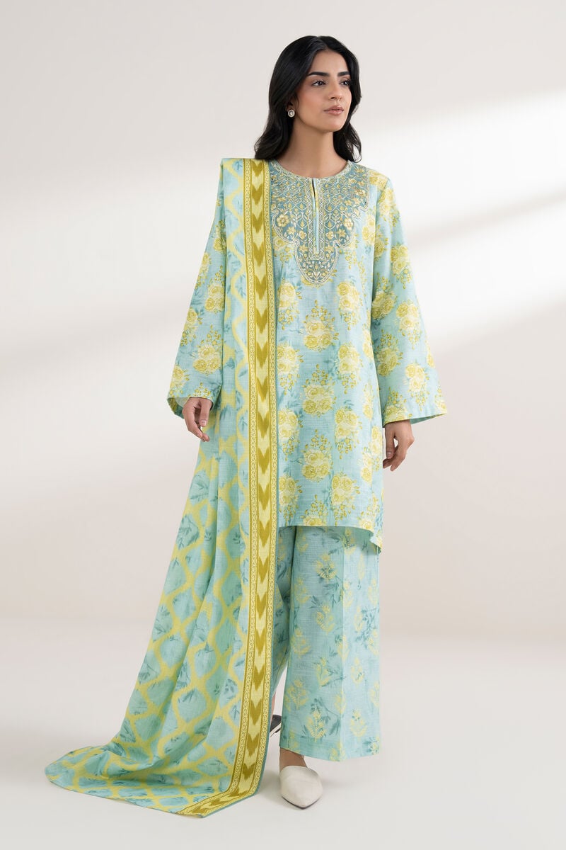 Printed Light Khaddar Dupatta