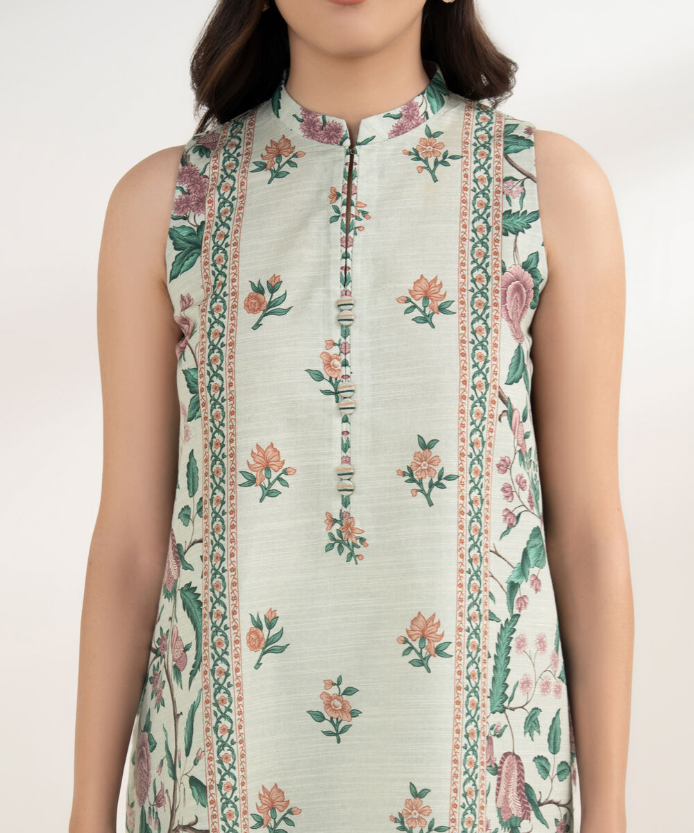 Women's Unstitched Cotton 3 Piece Suit