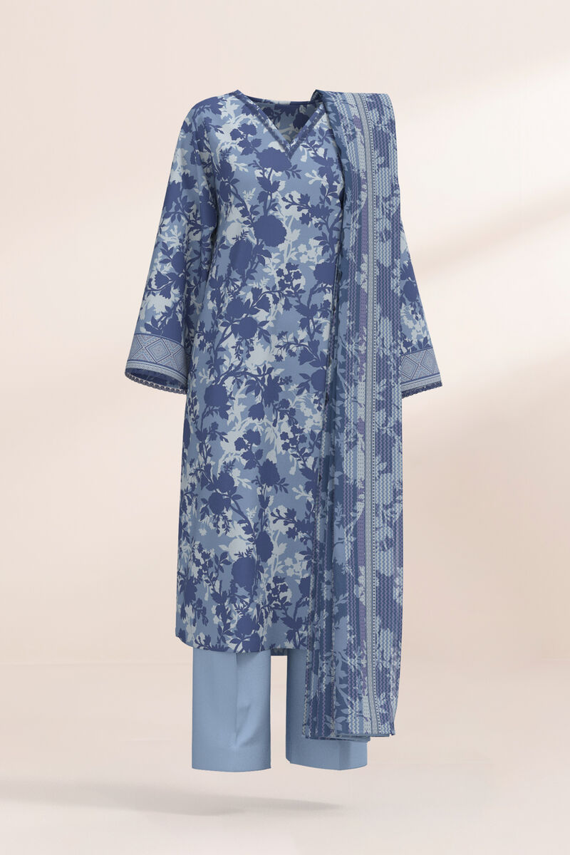 3 Piece - Printed Lawn Suit